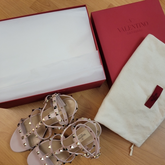 VALENTINO Rockstud Ankle Strap Sandal 60 MM - Picture 2 of 16